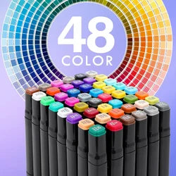 48 Pcs Color Markers Pen
