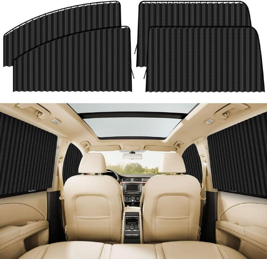 4 Pcs Car Side Window Curtain