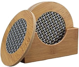 6 Pcs Wooden Coaster